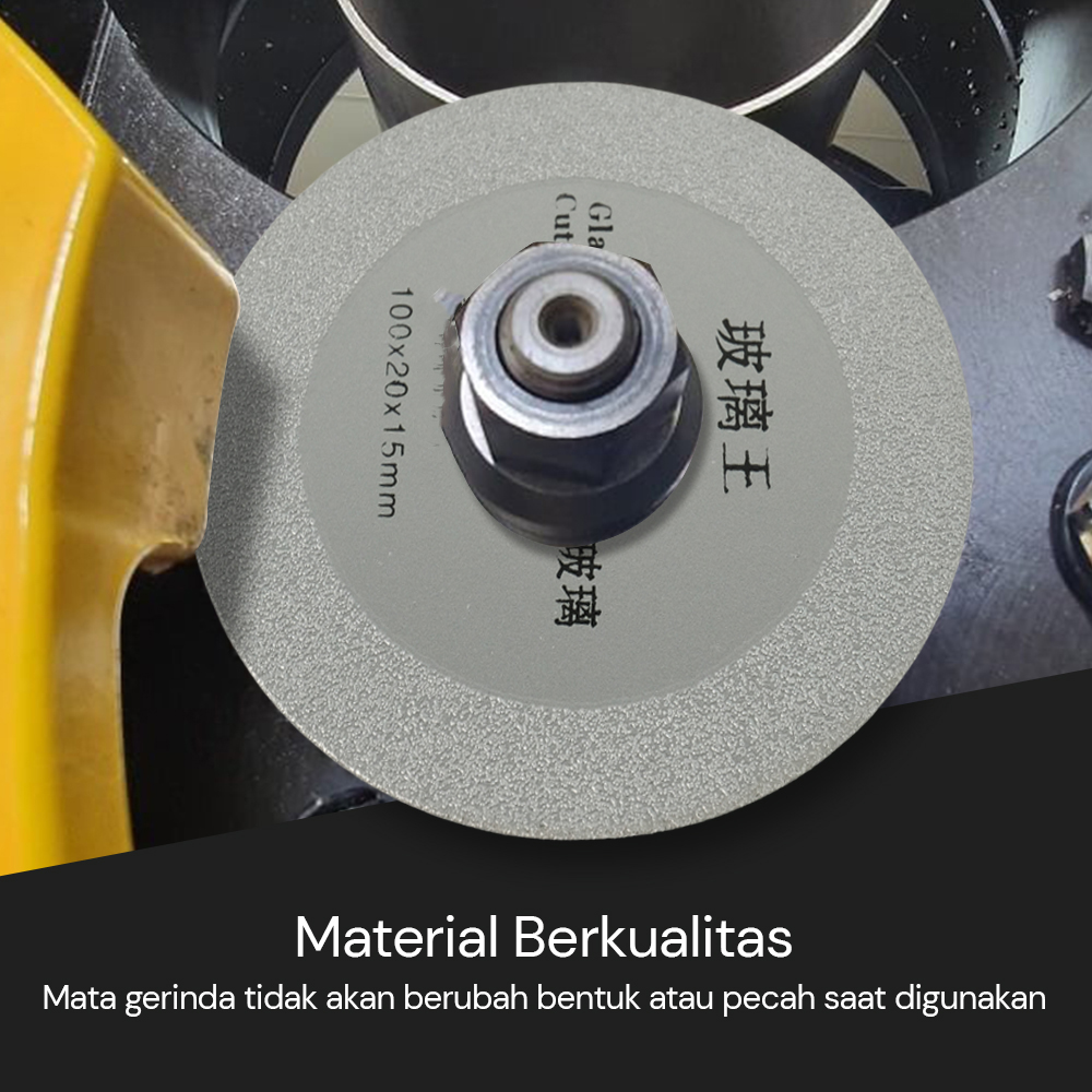 DINGING Mata Gerinda Cakram Diamond Saw Blade Grinding Wheel 100mm - D-10