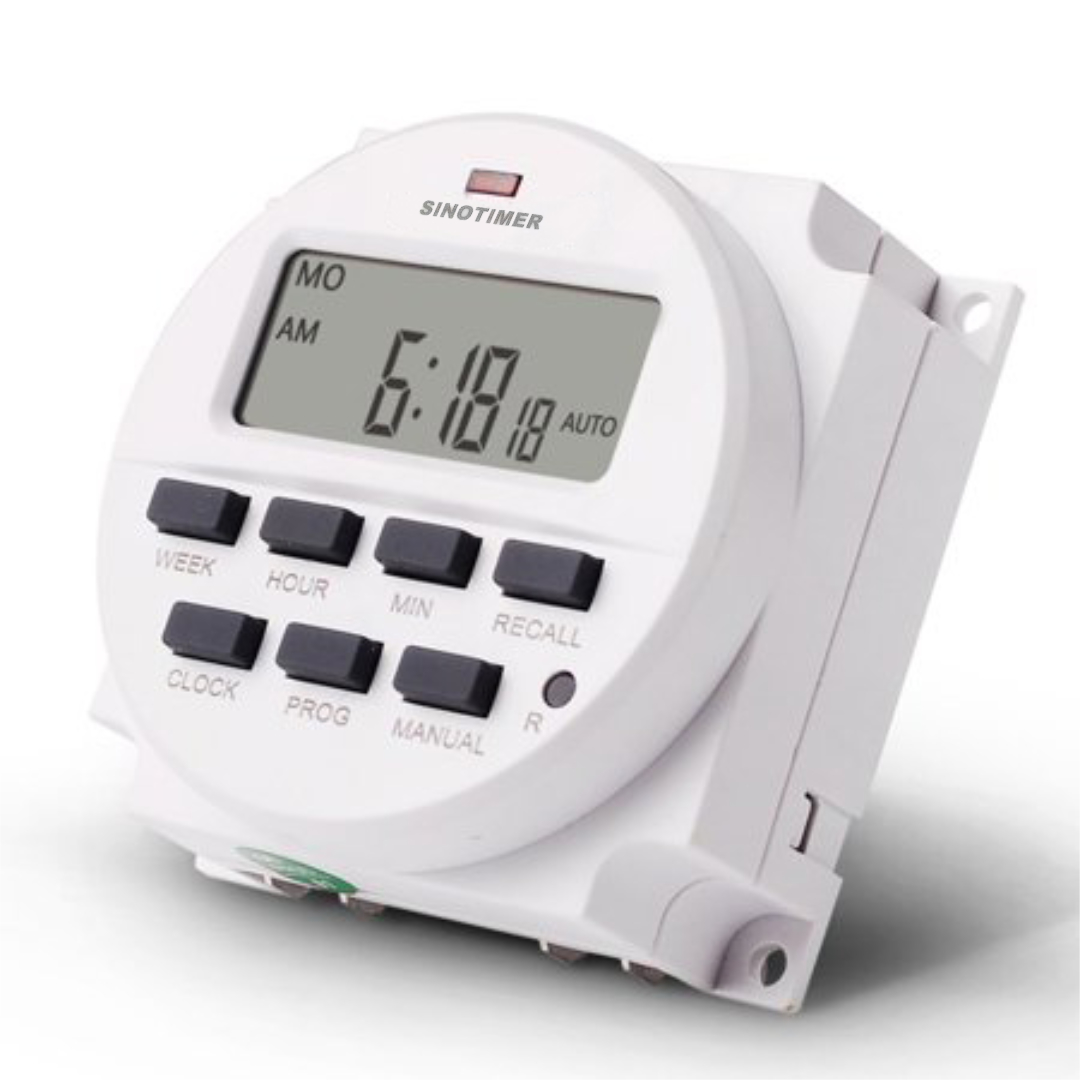 SINOTIMER Programmable Digital Timer Switch Relay 16 Program 220V/16A - TM618N-2