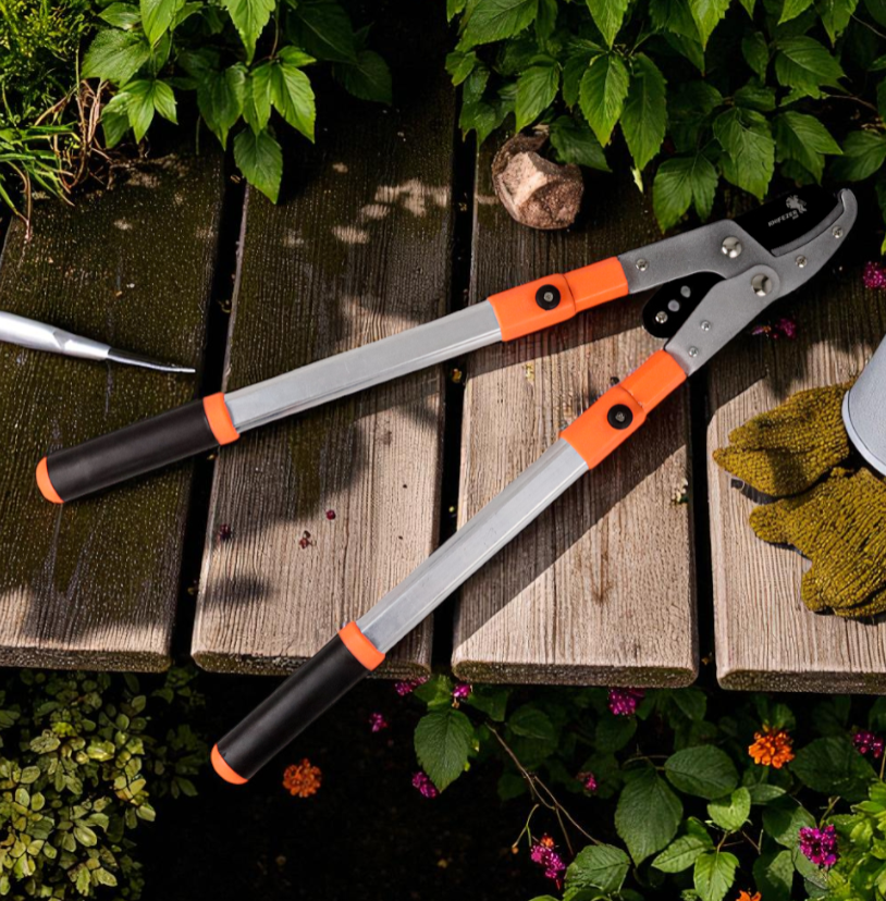 KNIFEZER Gunting Ranting Telescopic Garden Pruning Shear Scissors - 2026