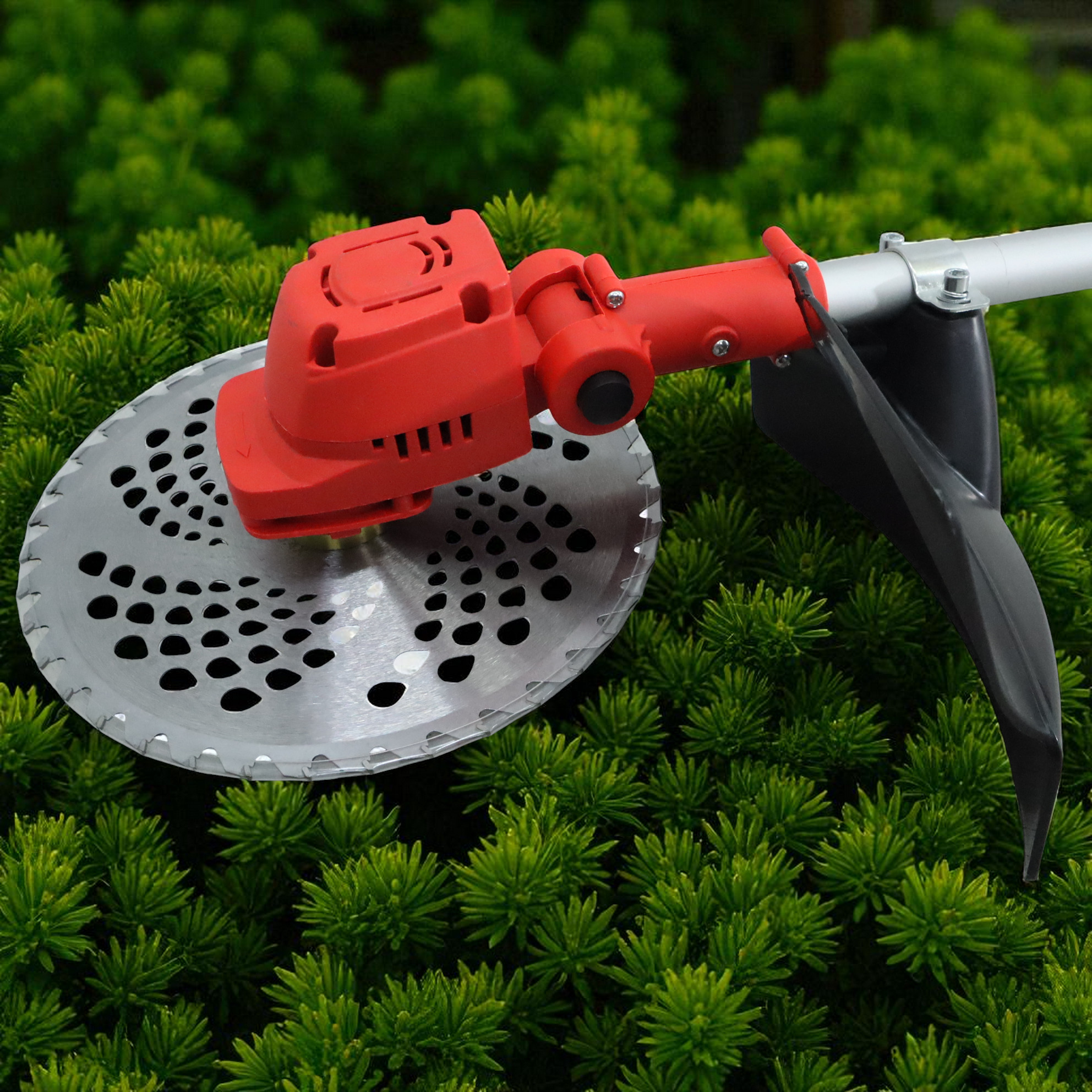 BORNRIN Mesin Pemotong Rumput Ranting Electric Grass Trimmer 3000mAh - BR12