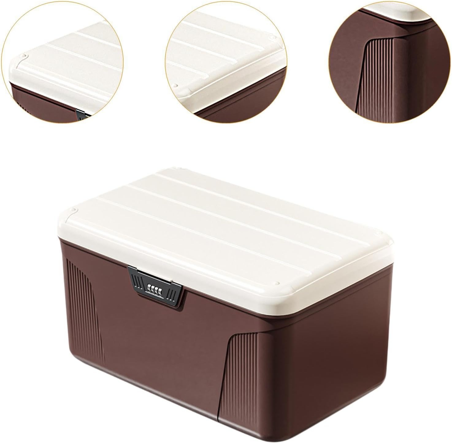 TEDEY Kotak Brankas Safety Box Portable Password - 8875