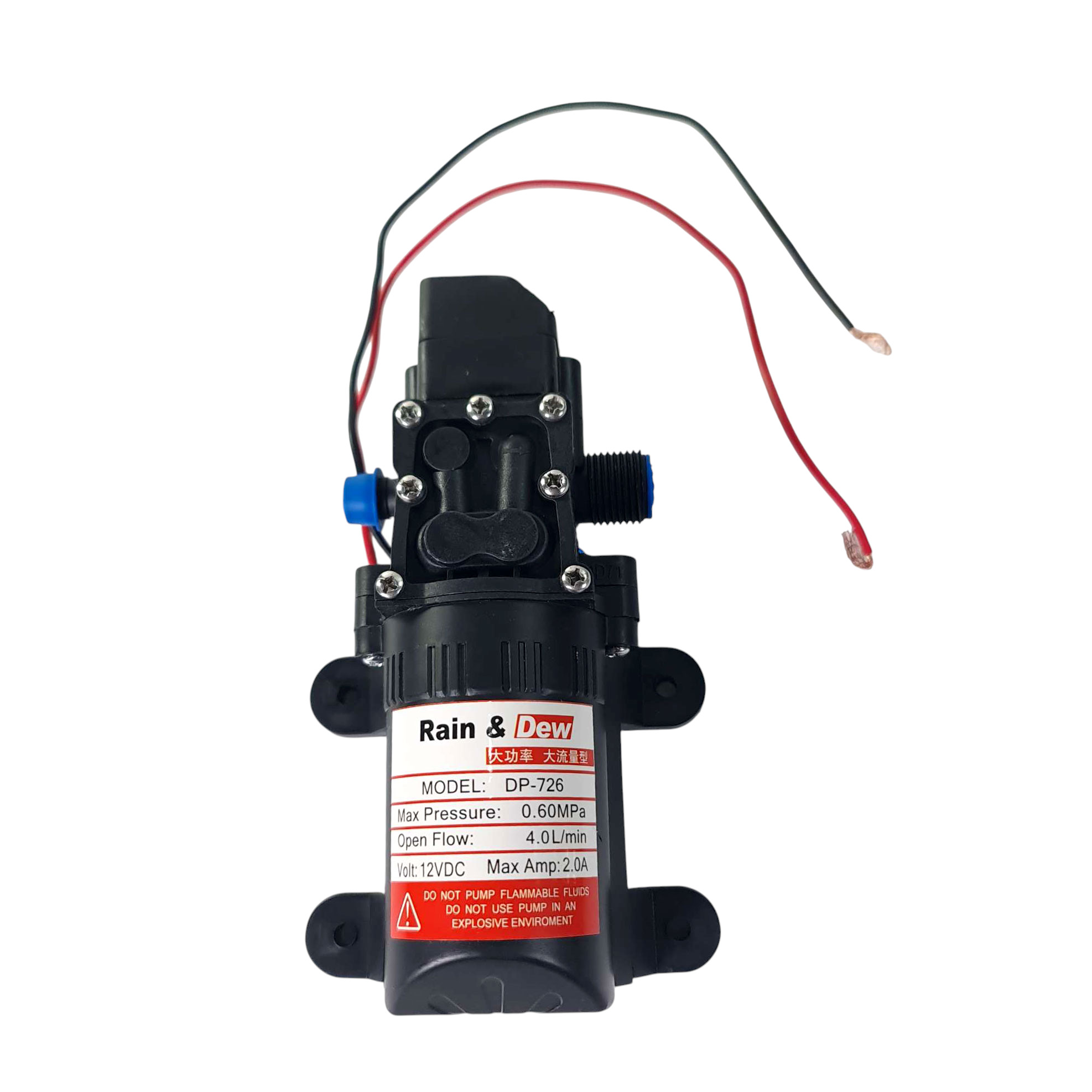 Rain & Dew Pompa Air Elektrik Portable High Pressure Water Pump 12V - DP-726