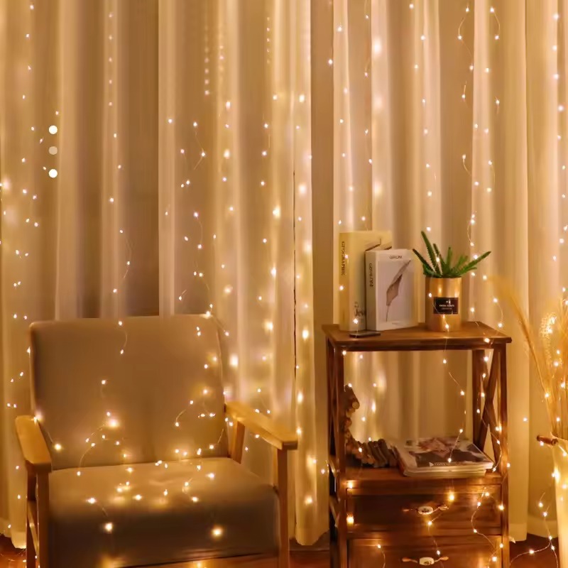 Kaslam Lampu Hias Gorden String Lights Wall Decoration 3x3M - S-32