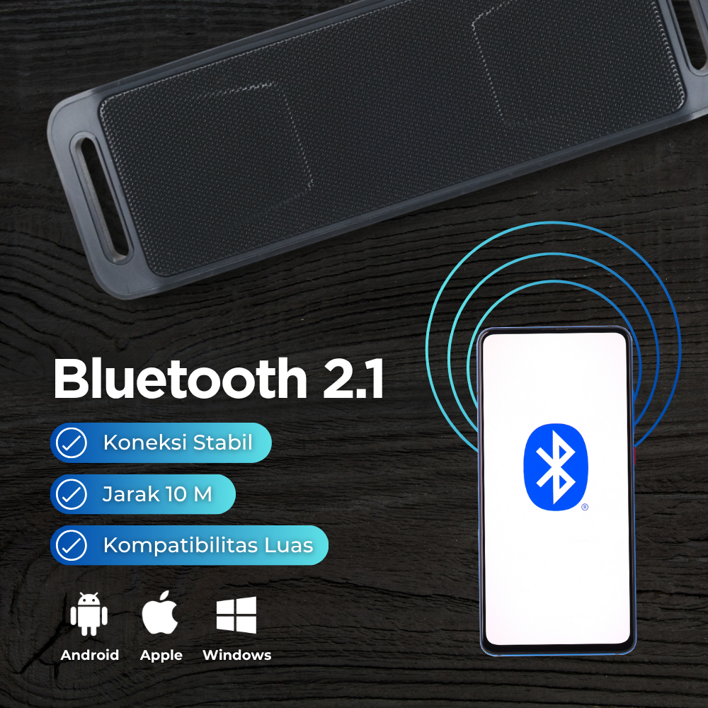 Yinew Speaker Bluetooth Portable Megabass Stereo A2DP - SC-208