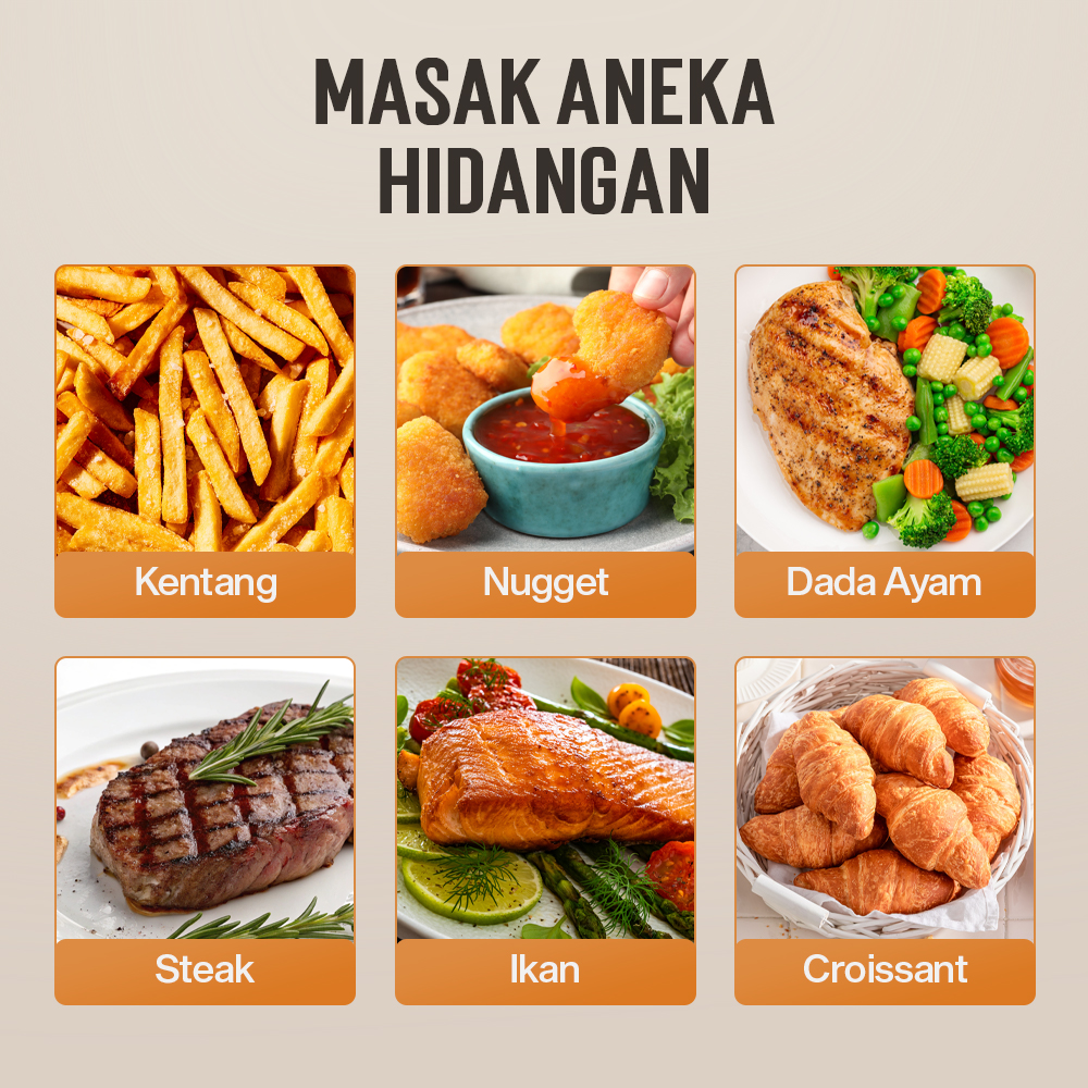 Rosou Air Fryer Mesin Penggoreng Tanpa Minyak 2nd Edition 2.5L OA2 - OA2
