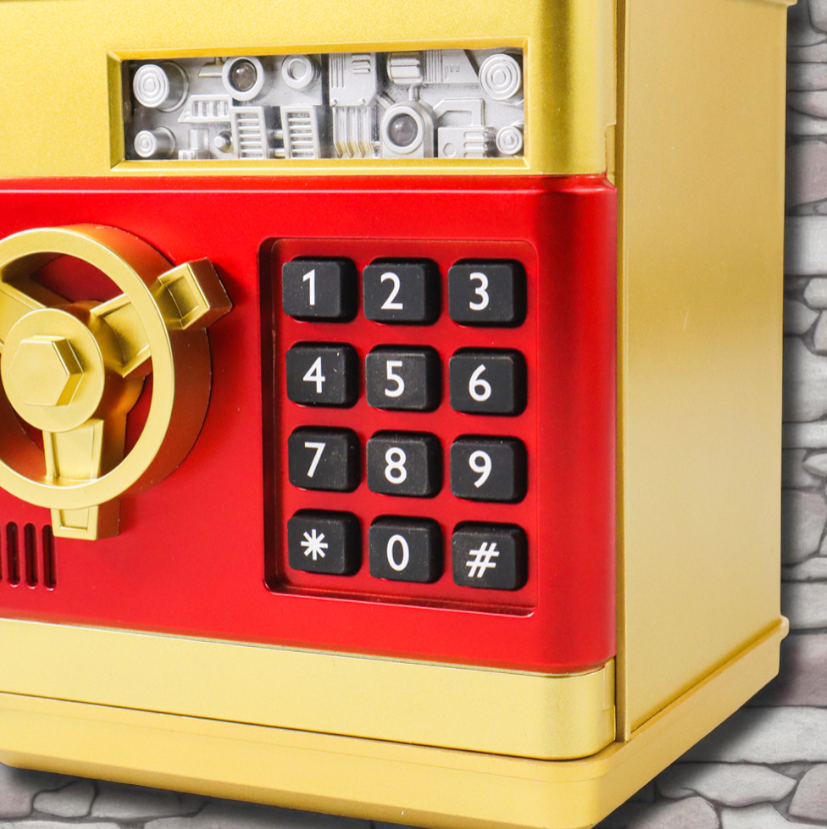 TARA Celengan Anak Electronic Bank Safe Box Money Model Brankas - T-8815
