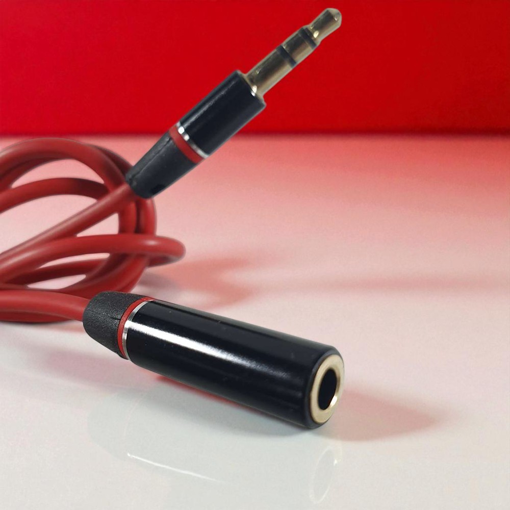 MONSTER Kabel AUX Ekstensi HiFi Audio Cable 3.5mm Male to Female 1.2M - AV118
