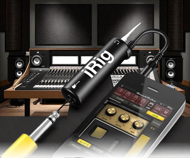 iRig AmpliTube Gitar Adapter Interface for iPhone iPod Touch iPad - IRIG-0003