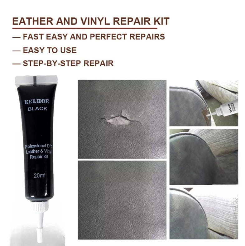 EELHOE Krim Dempul Filler Reparasi Jok Kulit Mobil Repair Liquid 20ml - G-919