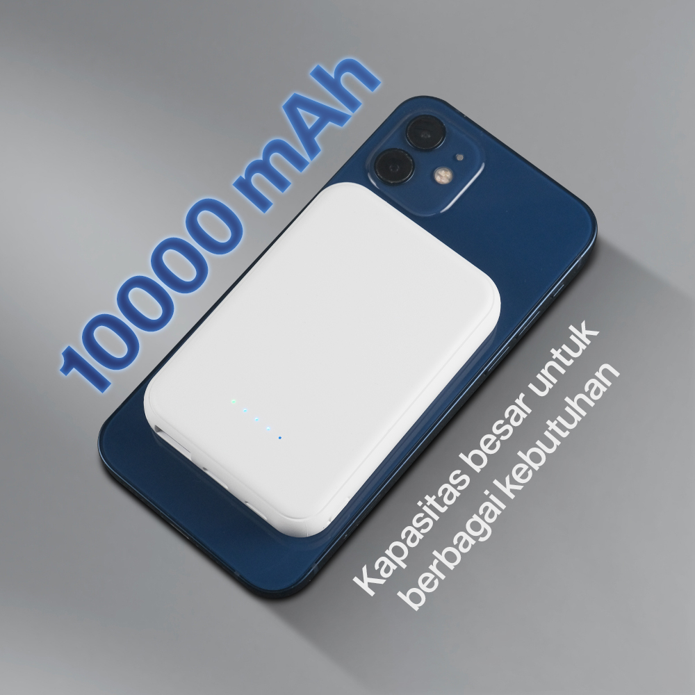 Tollcuudda Power Bank Wireless Magnetic MagSafe PD USB 20W 10000mAh - TC374