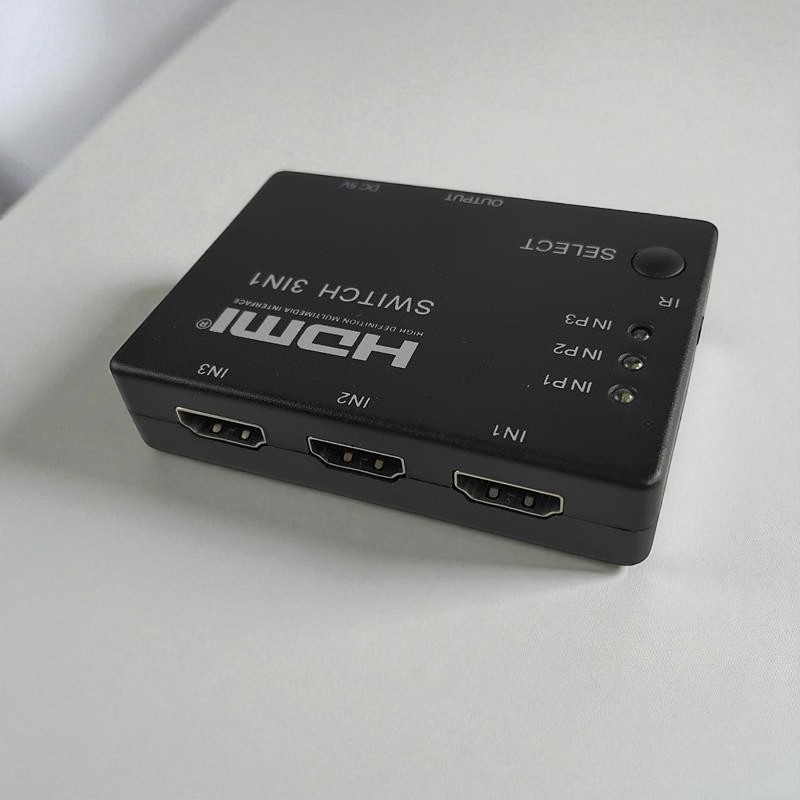 Perlinta HDMI Switch 3 Port Full HD 1080P with Remote Control - 3T01