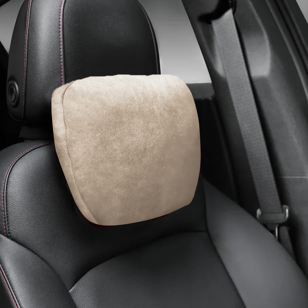 OASATE Bantal Leher Mobil Ergonomis Foam Car Headrest Pillow - M5