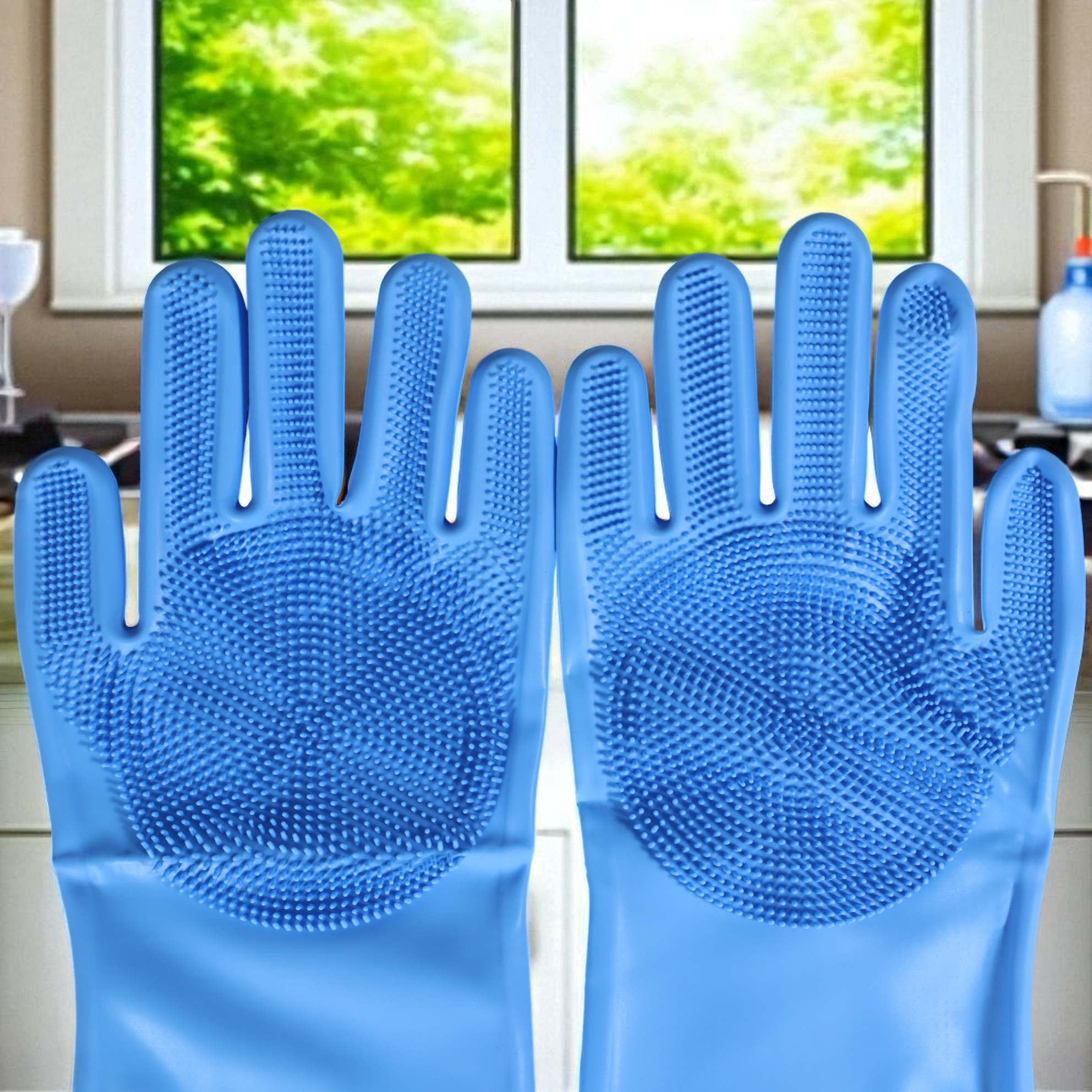 Mi JJ Sarung Tangan Sikat Magic Silicone Cleaning Gloves - HH674