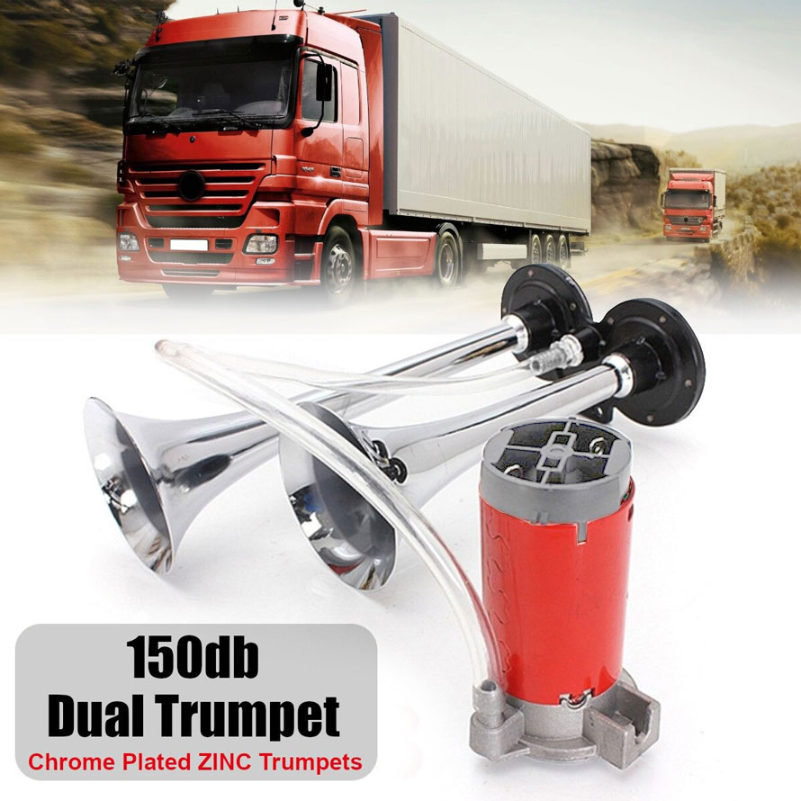You Lian Klakson Trompet Truk Mobil Dual Air Horn 150dB 24V - JD2912