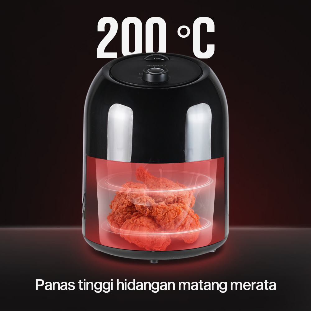 Rosou Air Fryer Mesin Penggoreng Tanpa Minyak 2nd Edition 2.5L OA2 - OA2