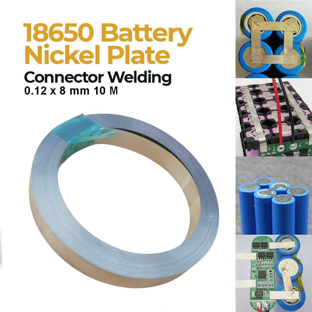 ZIYANG DIY 18650 Battery Nickel Plate Connector Welding 0.12x8mm 10M - V9
