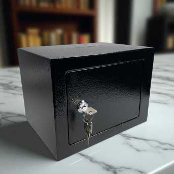 DEBOX Brankas Kotak Uang Emas Anti Maling Safety Box 23.2x17x17cm - EL8