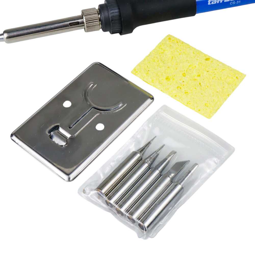Taffware Solder Adjustable Temperature Fast Heating 60W with 5 Tips - CS-31 A - Gambar 5
