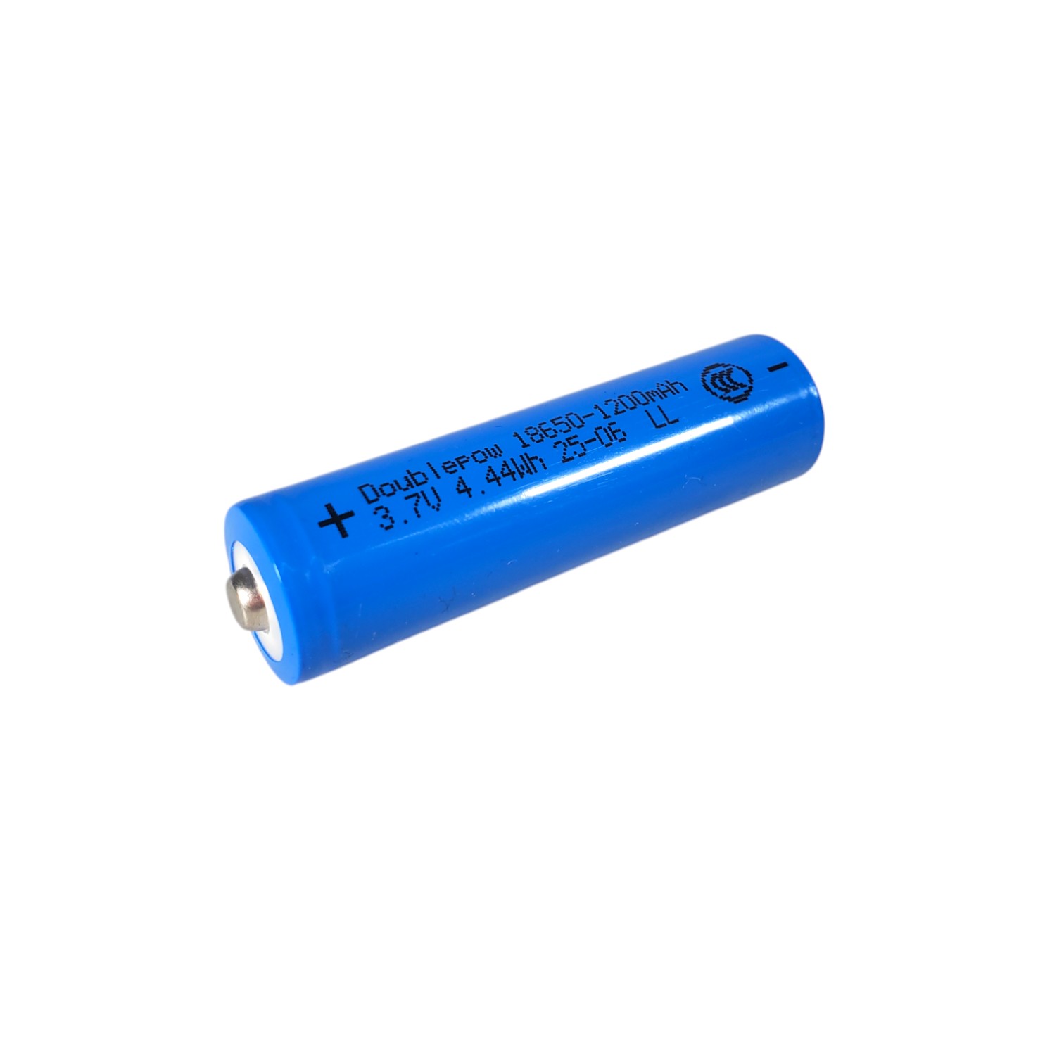 Doublepow Baterai Lithium Tip Head 18650 3.7V 1200mAh 1 PCS