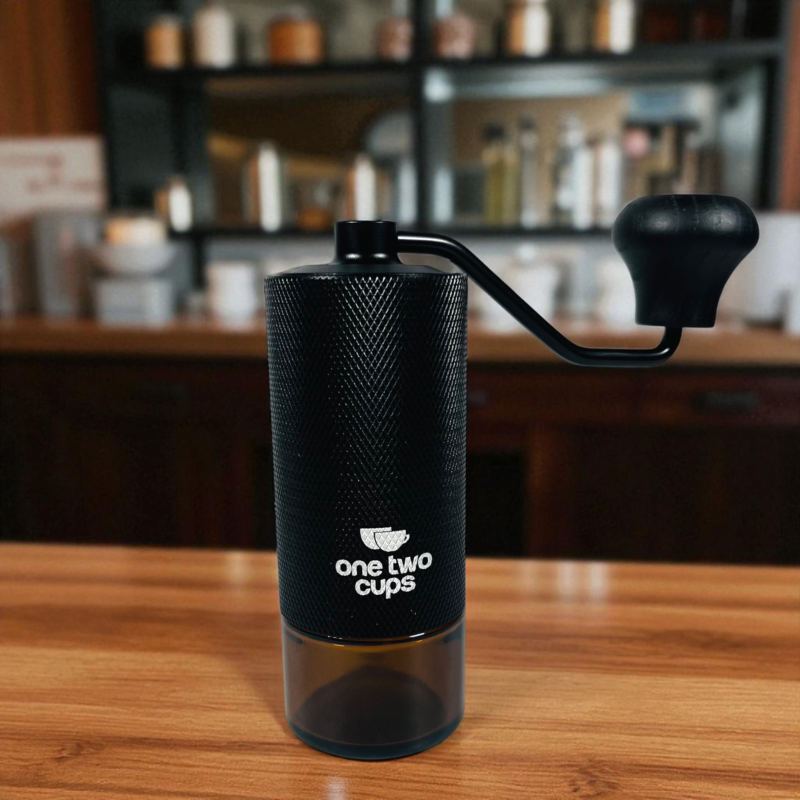 One Two Cups Alat Penggiling Kopi Manual Coffee Grinder Adjustable - KF-15