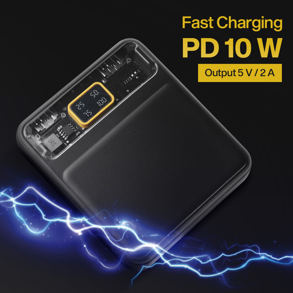 Yaika Power Bank 20000mAh Fast Charging 4in1 Cable Dual USB Port - BA-1699