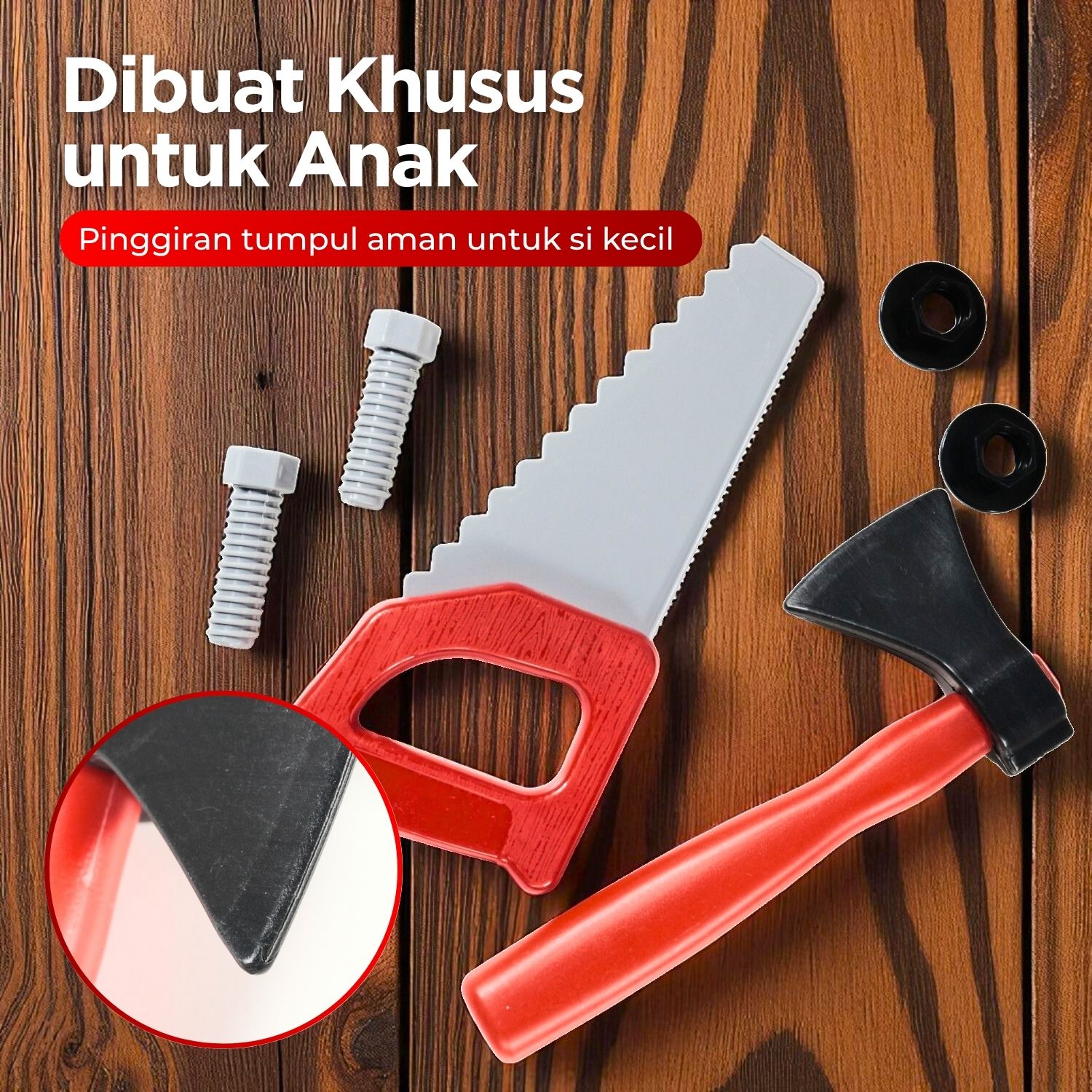 YICHI Hardware Tool Toy Mainan Perkakas Anak Simulasi Pertukangan - TD46