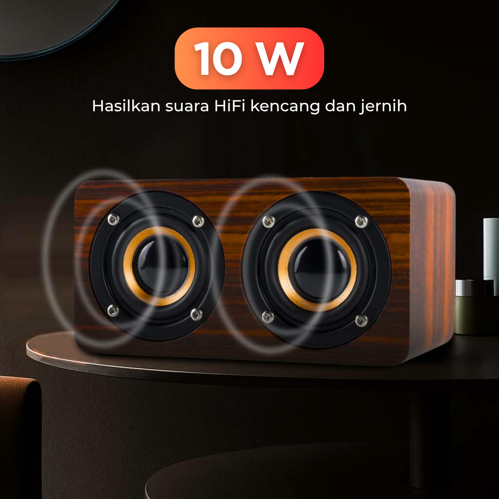 ANSUOFU Desktop Bluetooth Speaker Stereo Subwoofer - K5
