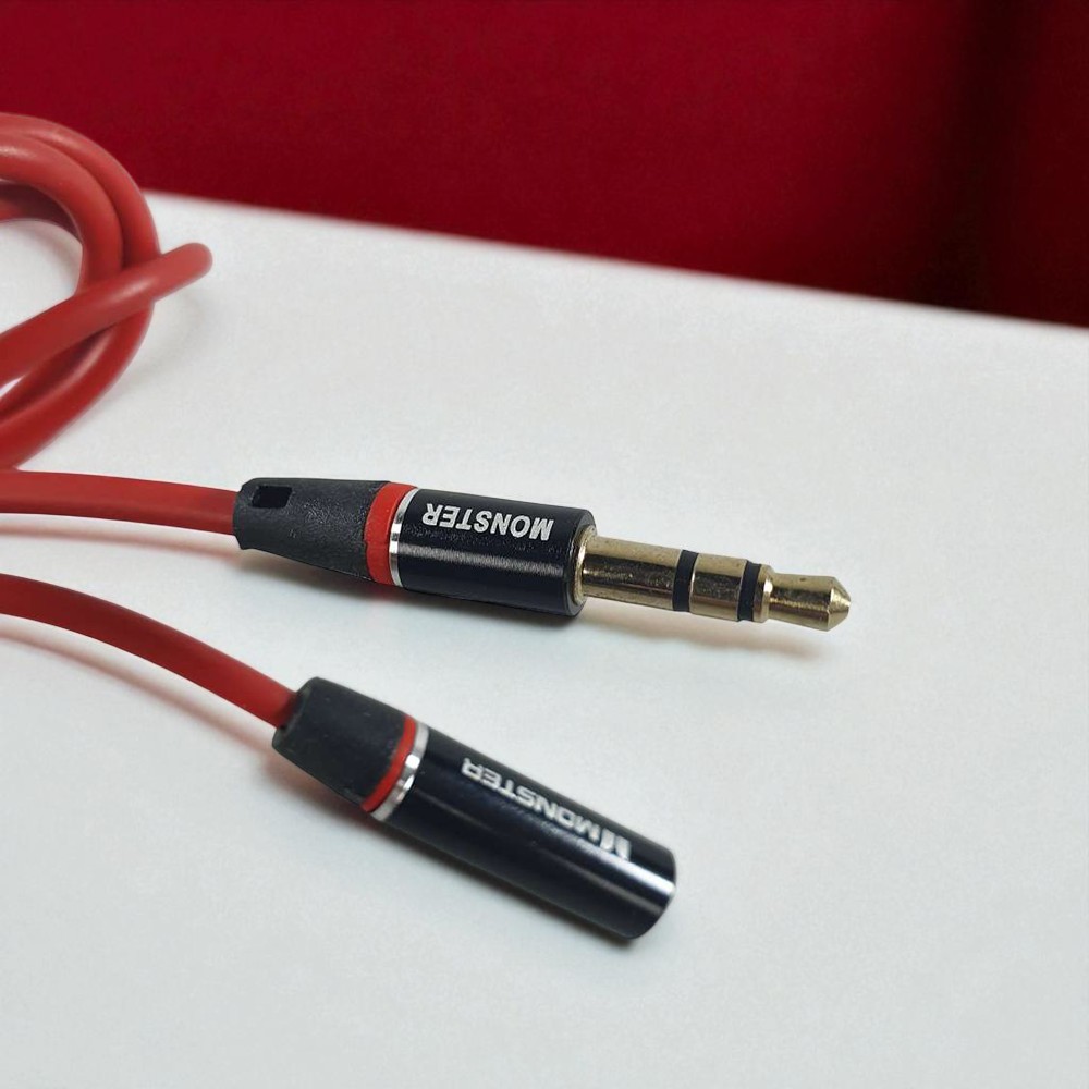 MONSTER Kabel AUX HiFi Audio Cable 3.5mm Male to Female - AV118