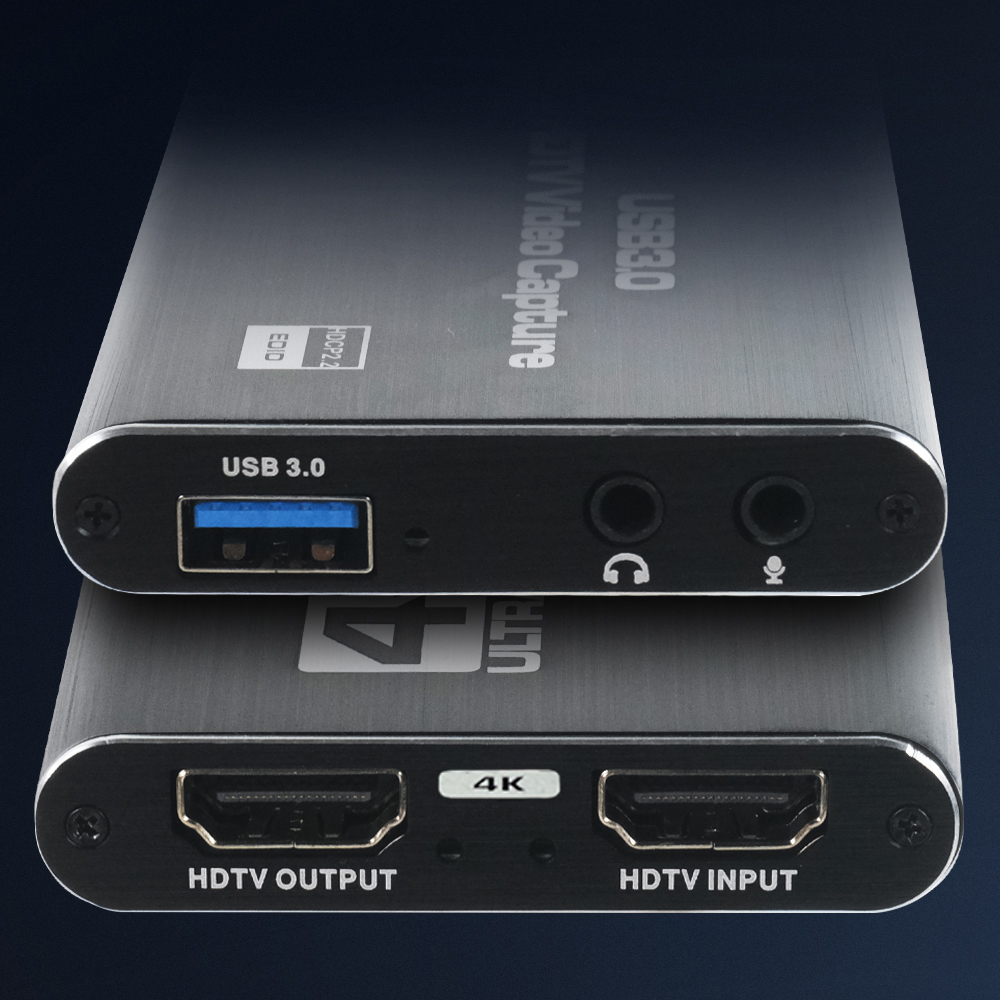 ALLOYSEED HDMI Video Capture Card Adapter Record Box USB3.0 4K HDTV - RU900