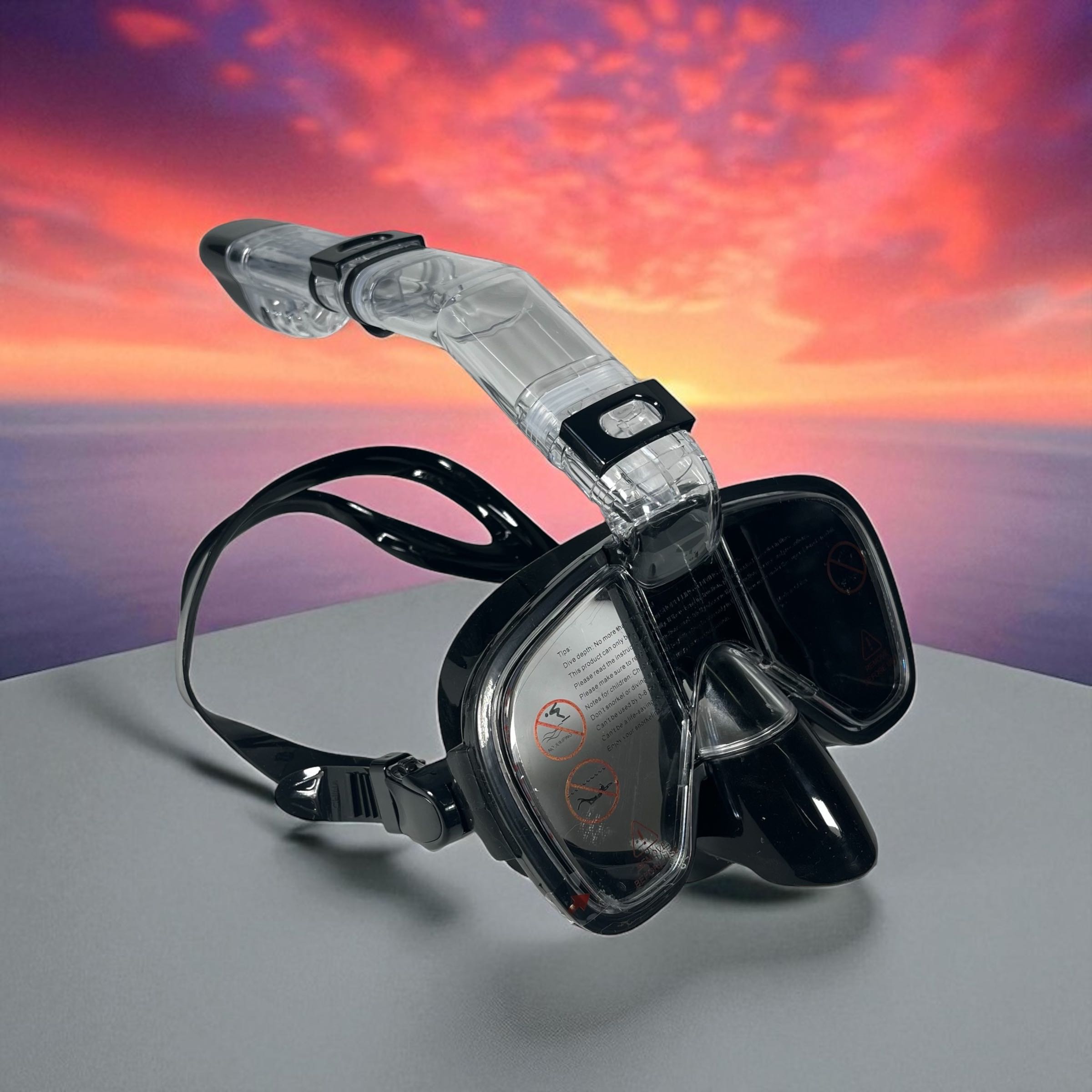 Huacheng Kacamata Selam Scuba Diving Snorkeling Goggles Set L/XL - QW-01