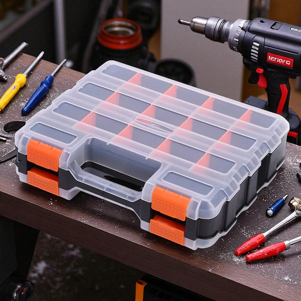 FNICEL Kotak Perkakas Multifungsi Storage Tool Box Double Side - G-322