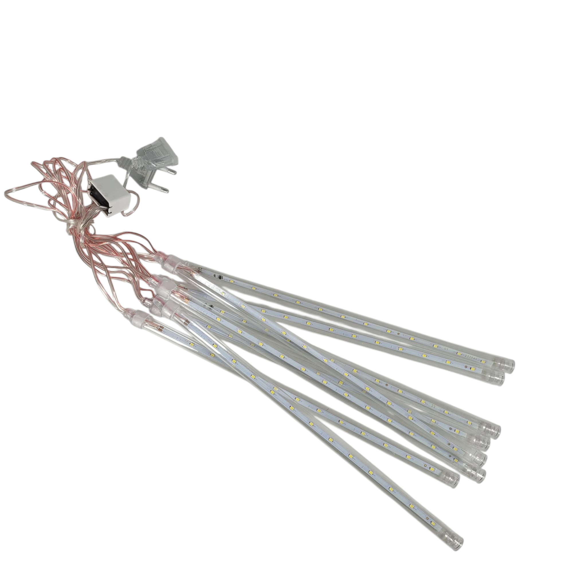 SMD Lampu Hias Gantung String Lights Meteor Rain Cool White 30 cm 8PCS