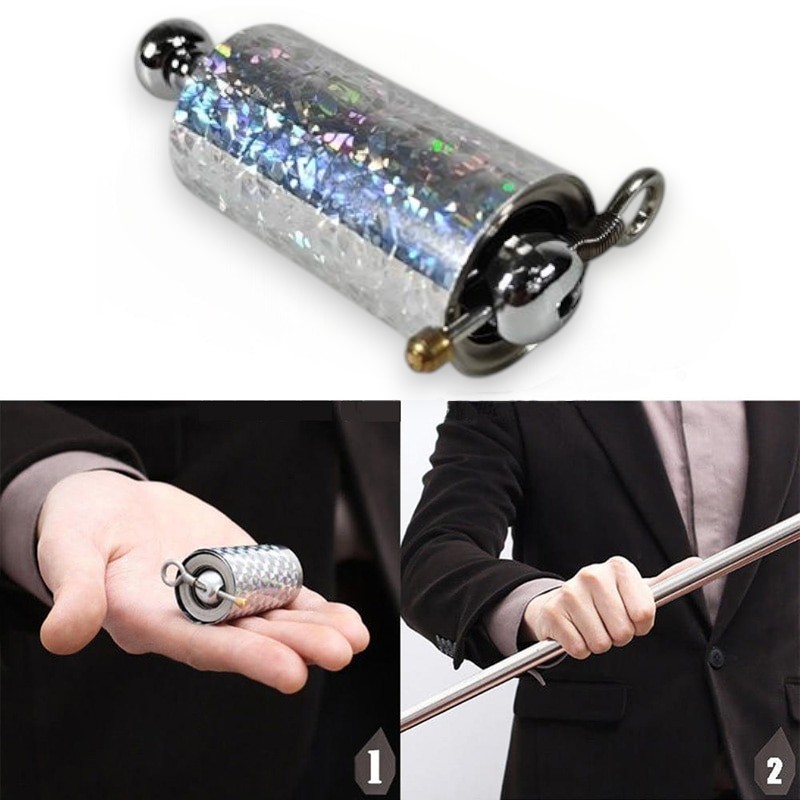 Tongkat Sulap Appearing Metal Cane Magic Trick 110cm - Mstk-002
