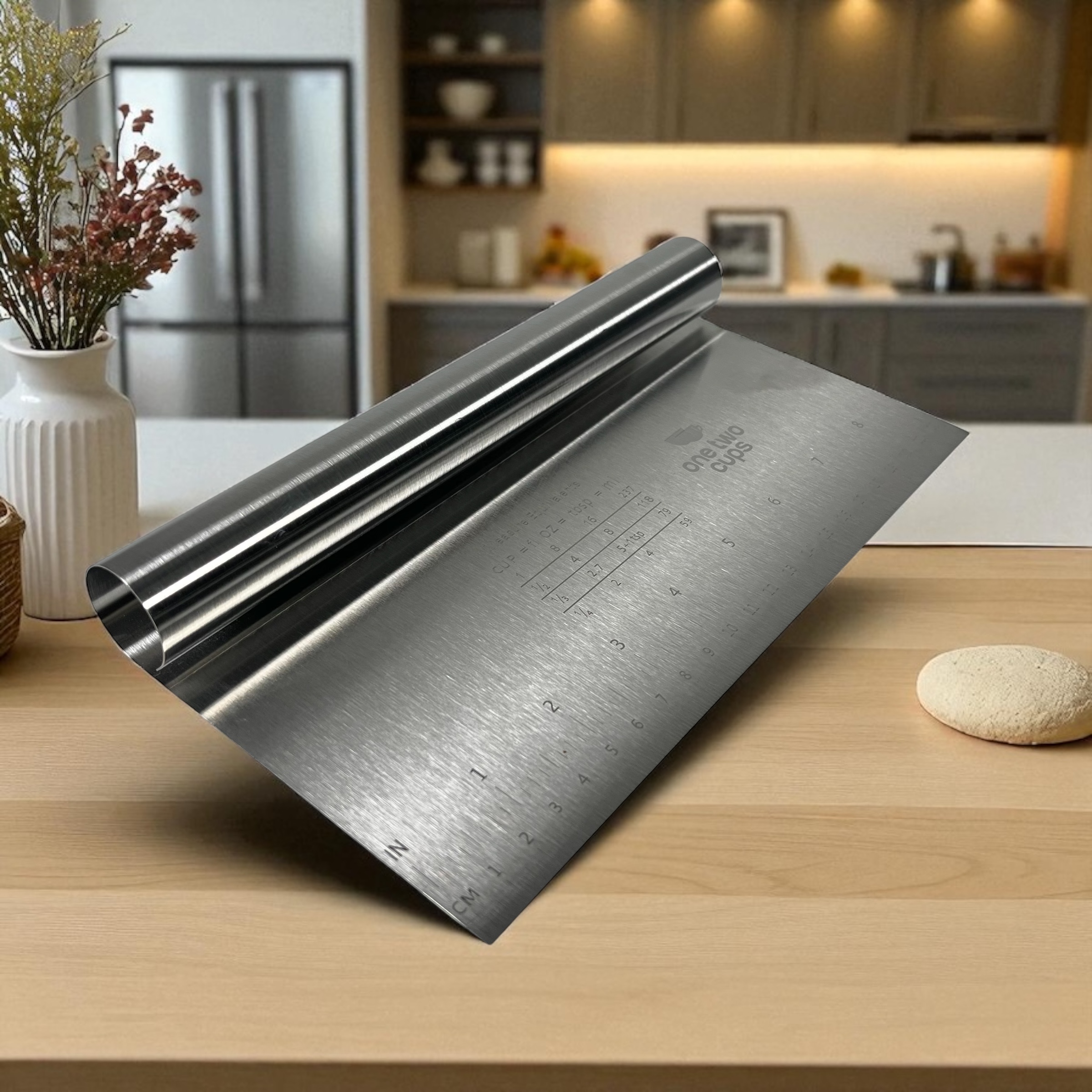 Cakeqyu Spatula Scraper Kape Kue Tart Pizza Cutter 22CM - CJ712
