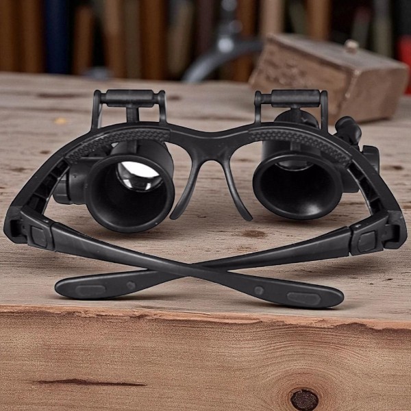ZEAST Kacamata Pembesar 25x Magnifier dengan 2 LED - 9892GJ