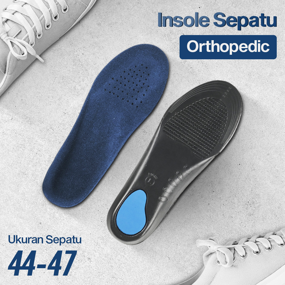 Insole Sepatu Alas Kaki Orthopedic EVA Flatfoot Massage - E003