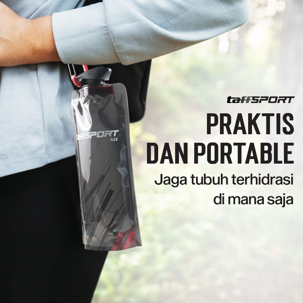 TaffSPORT Botol Minum Lipat Camping Hiking Drinking Bottle 700ml - S29