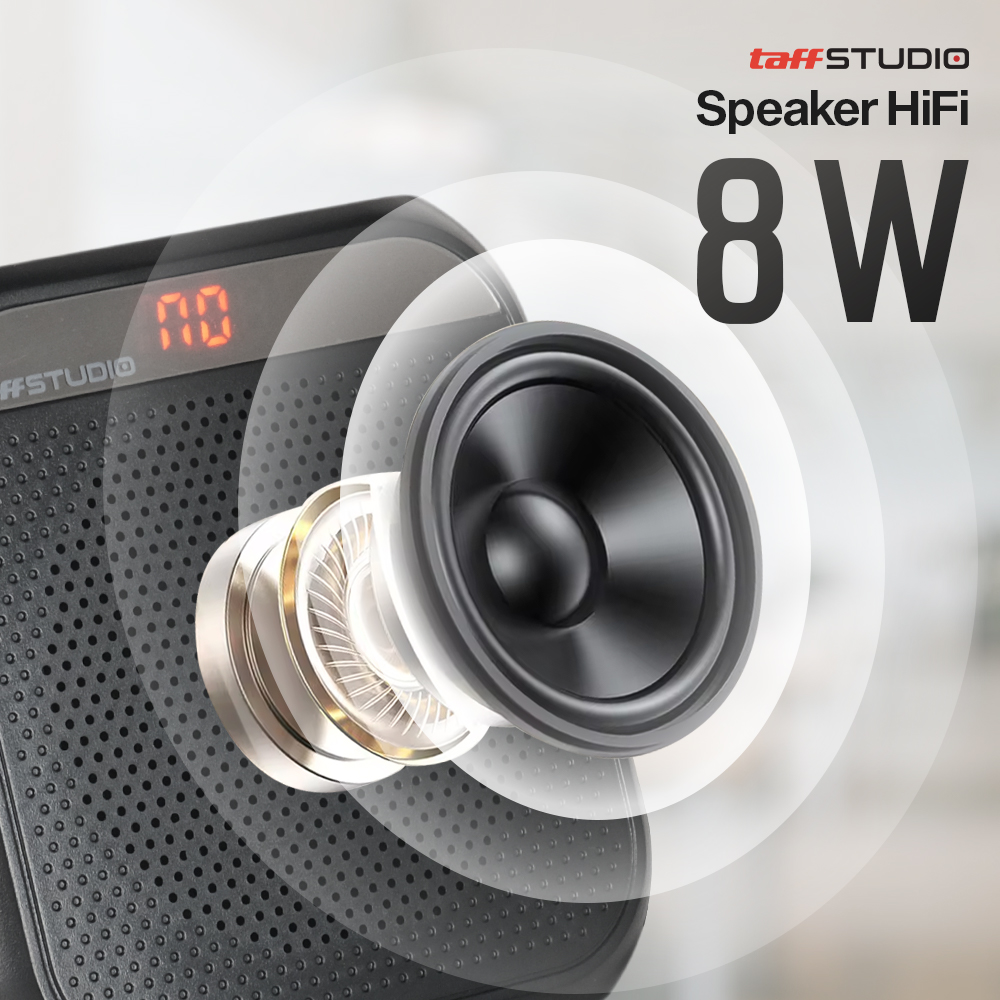 TaffSTUDIO Penguat Suara Active Speaker Megaphone Tourguide Amplifier - K6