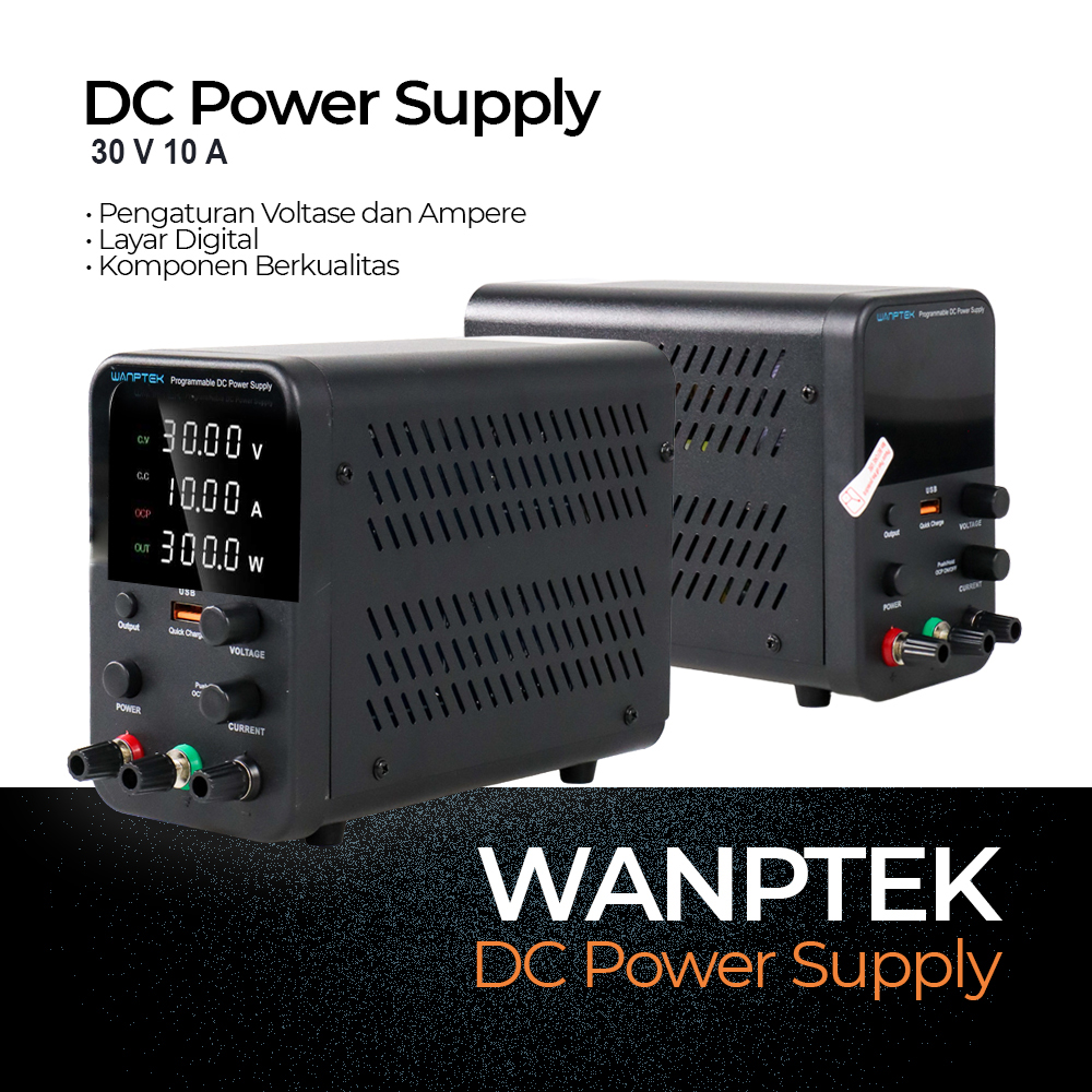 WANPTEK DC Power Supply Adjustable Digital PSU 30V 10A - WPS3010H