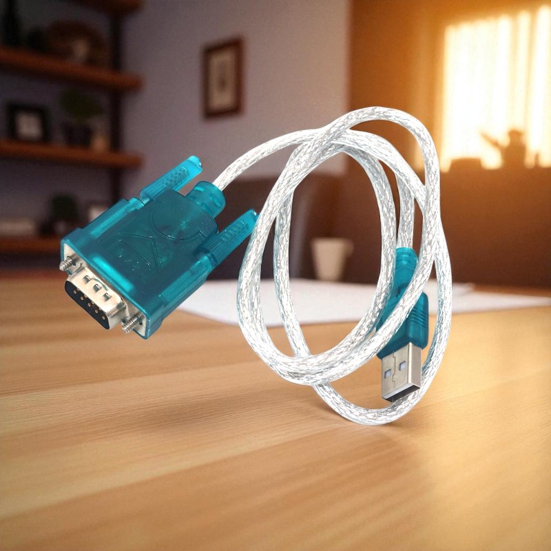 DUNS Kabel Adapter USB HL-340 to RS232 DB9 Support Win7 64-bit - D9