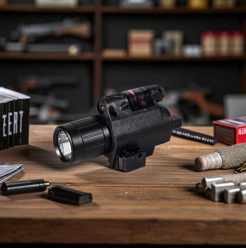 TaffLED Senter Senapan Tactical Rail Mount 200 Lumens with Laser 5mW - JGSD