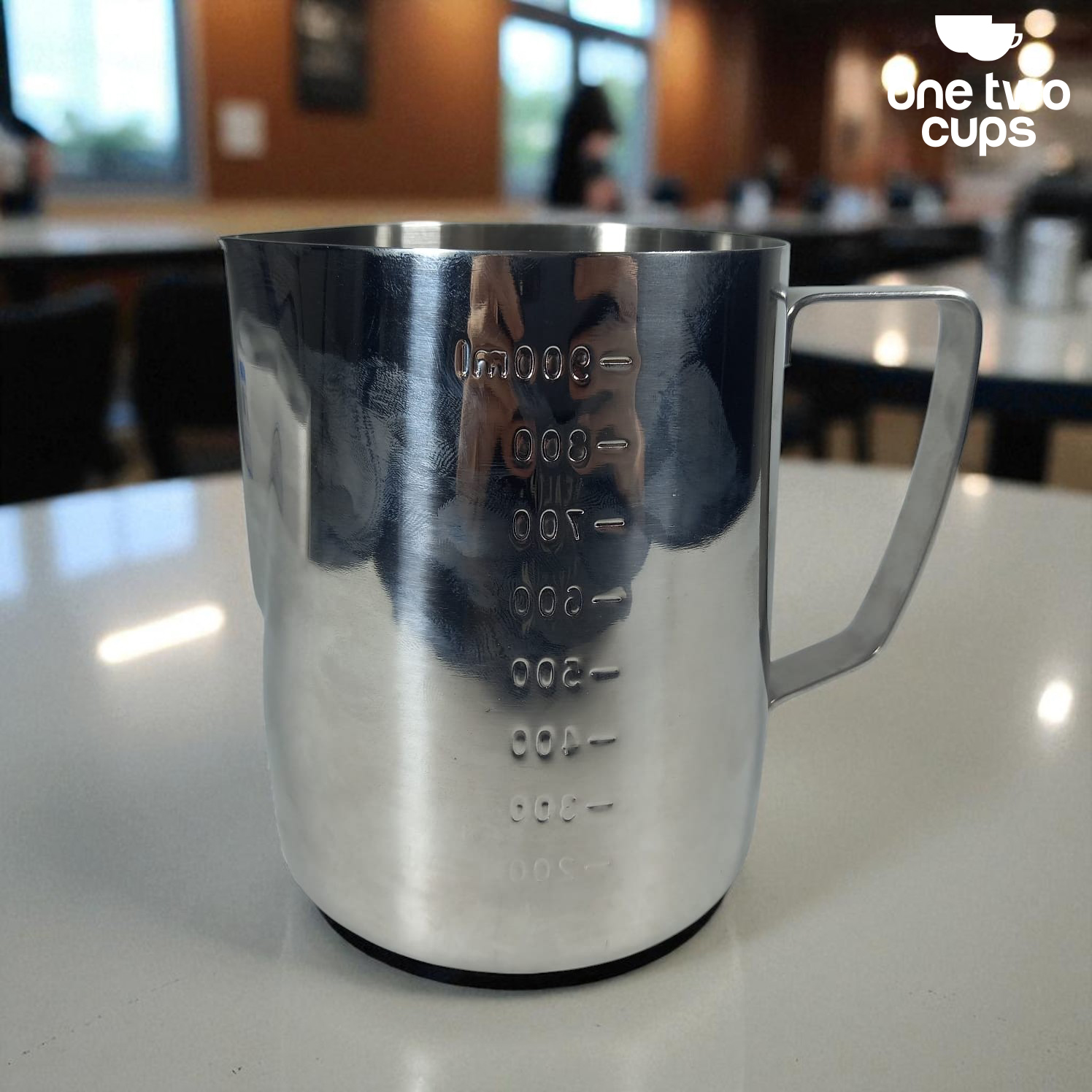 One Two Cups Gelas Milk Jug Kopi Espresso Latte Art Stainless - ZM078