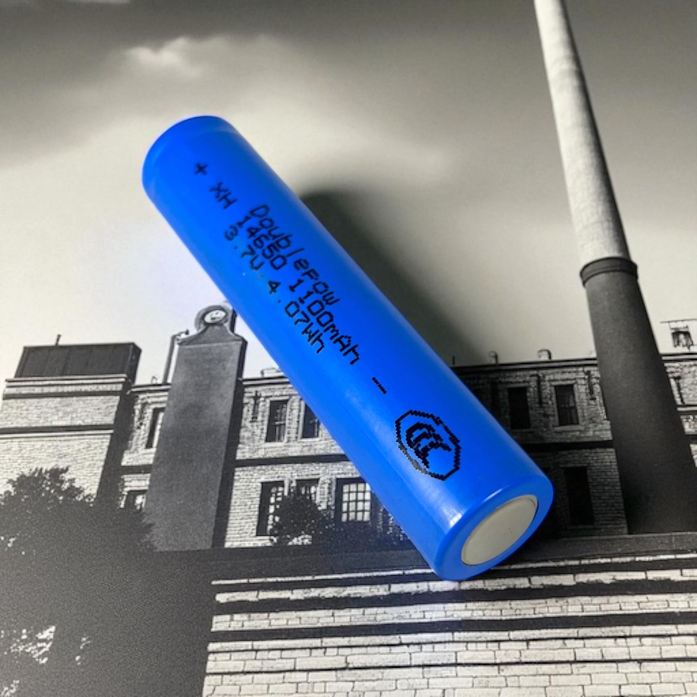 Doublepow Baterai Rechargeable 14650 Li-Ion 3.7V 1100mAh 1 PCS