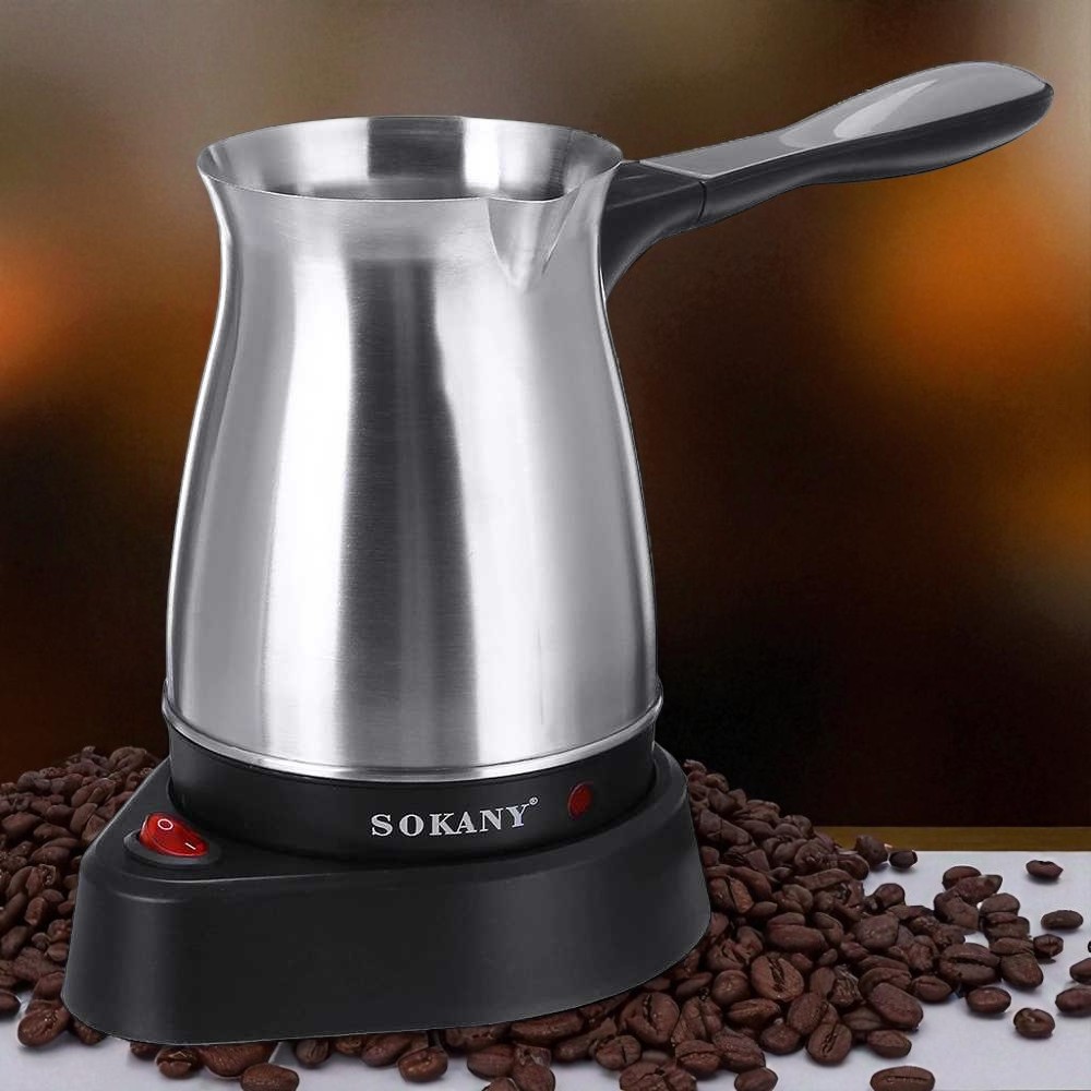 SOKANY Teko Listrik Pemanas Kopi Turkish Coffee Maker 600W 500ml - SK-214
