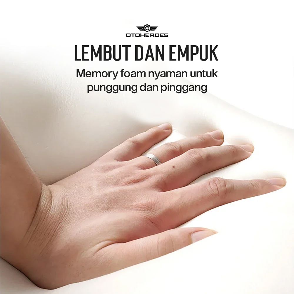 OTOHEROES Bantal Punggung Kursi Mobil Lumbar Support Memory Foam - DK-1