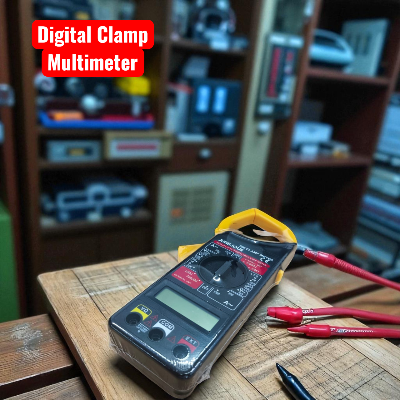 JUNEJOUR Digital Clamp Multimeter Tang Ampere - DT266