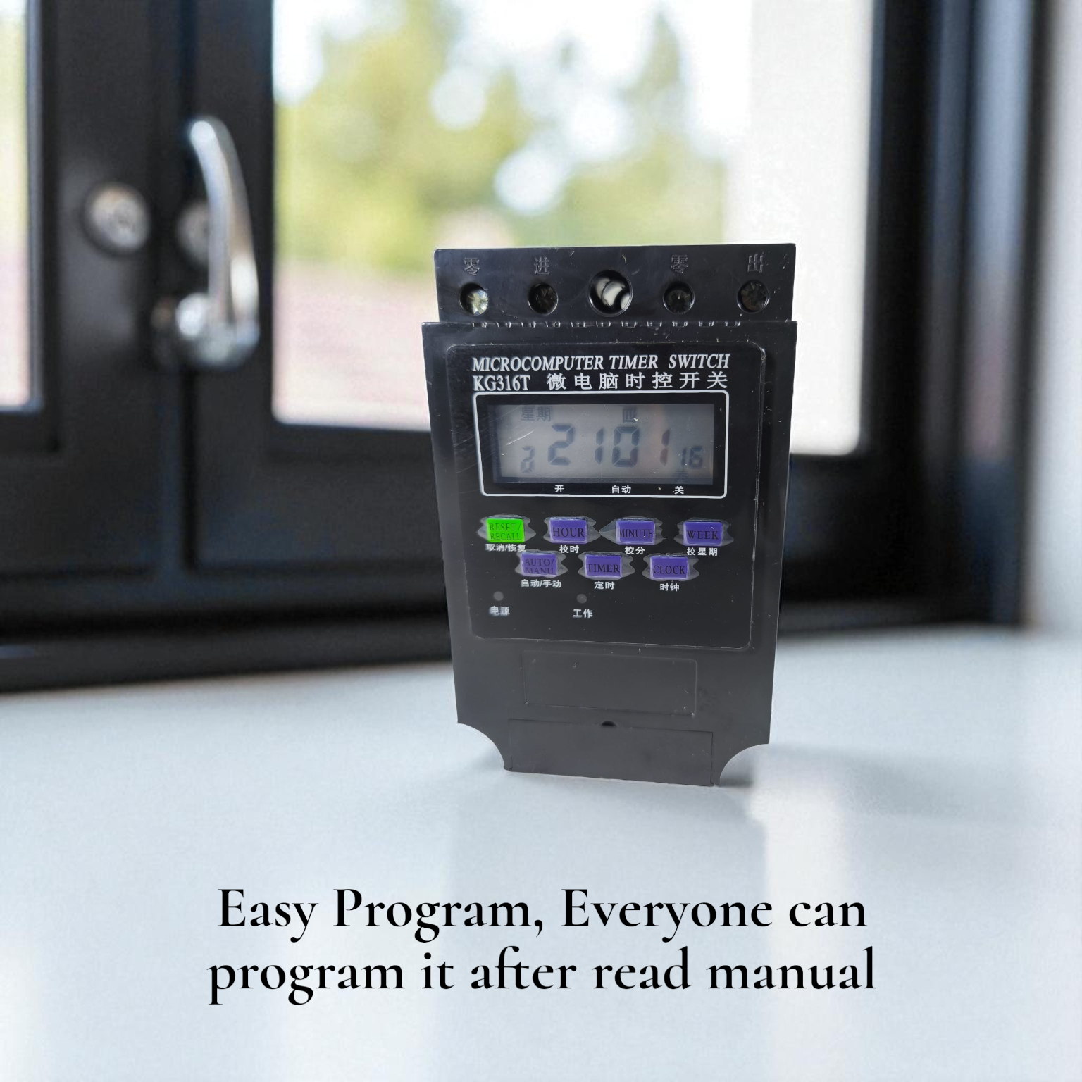 CHINT Microcomputer Digital Timer Switch Relay 16 Program 220V/30A - KG316T