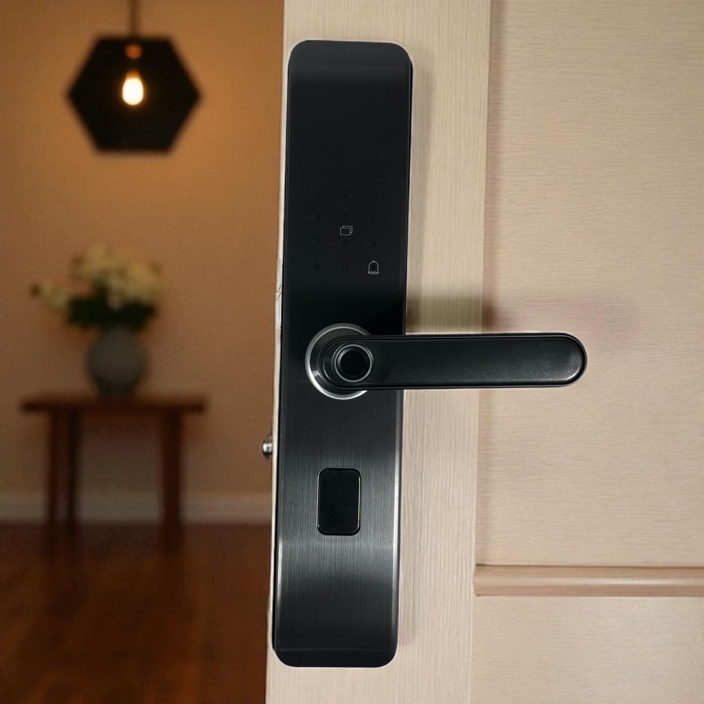 YONGLISHUN Smart Door Lock Fingerprint Password Card Cryptography - MJ3