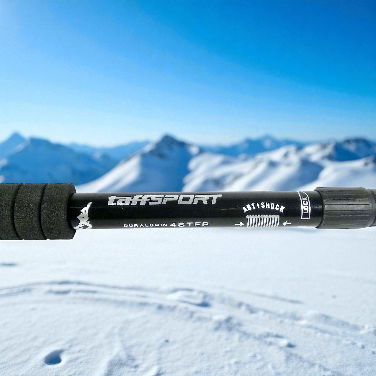 TaffSPORT Tongkat Hiking Trekking Pole Telescopic 4 Section - E4103
