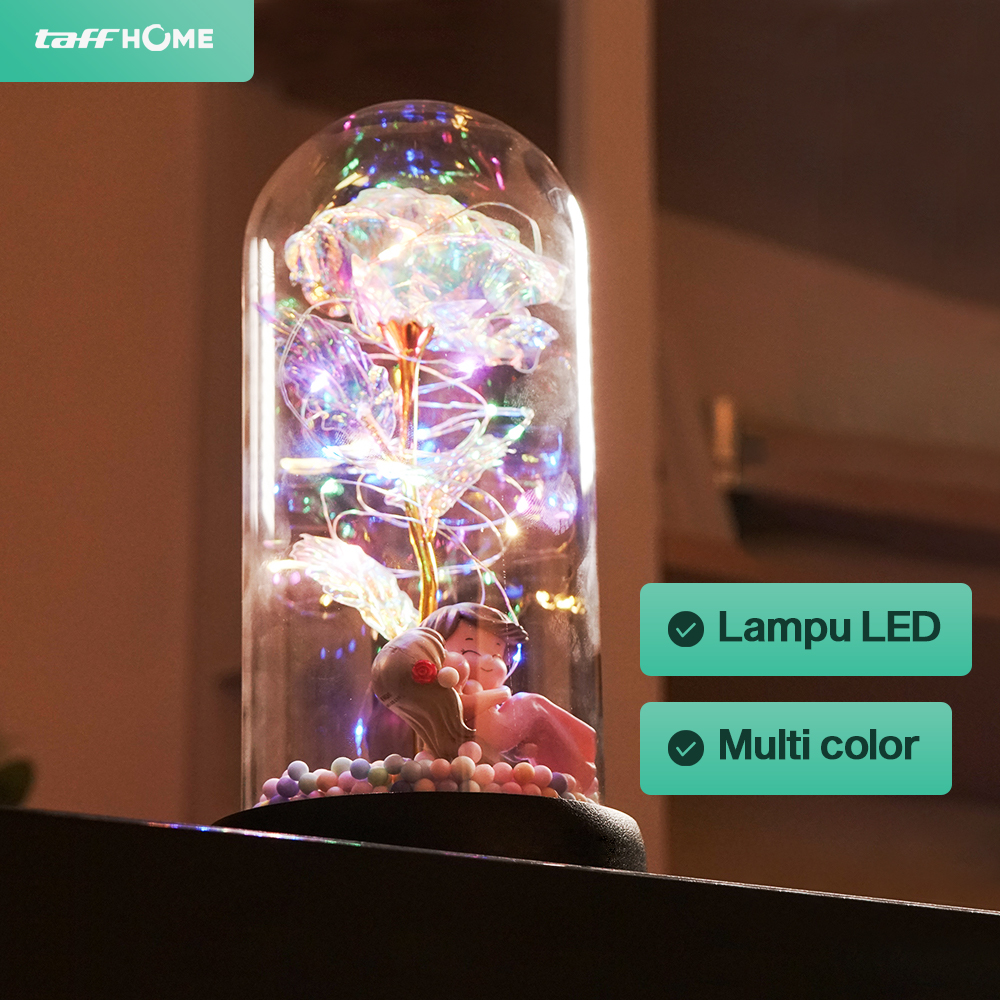TaffHOME Lampu Meja Hias LED Galaxy Rose Eternal Colorful Light - TH-505